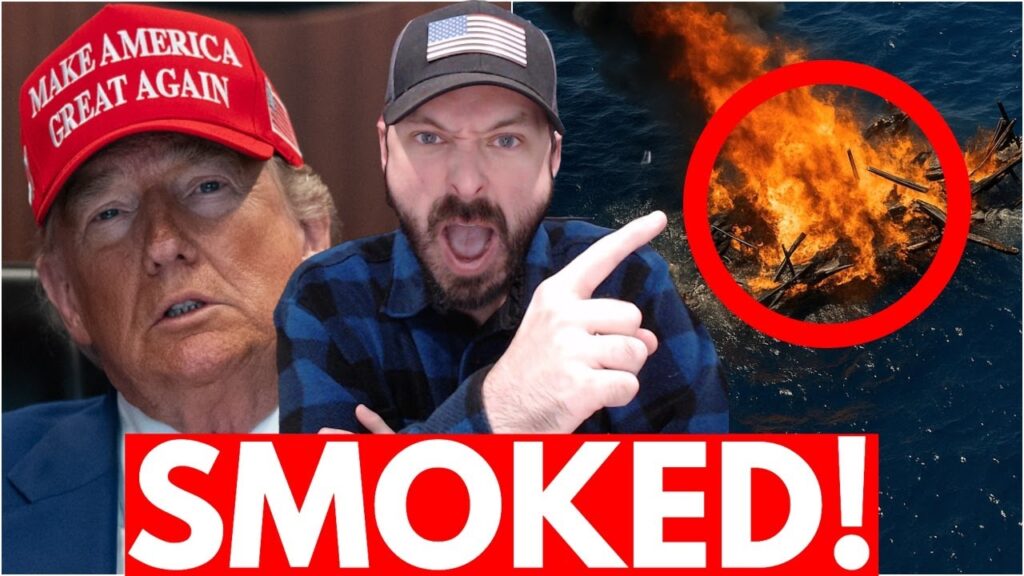 Trump SMOKES Drug Boat In BRUTAL Fashion *NEW STRIKE*