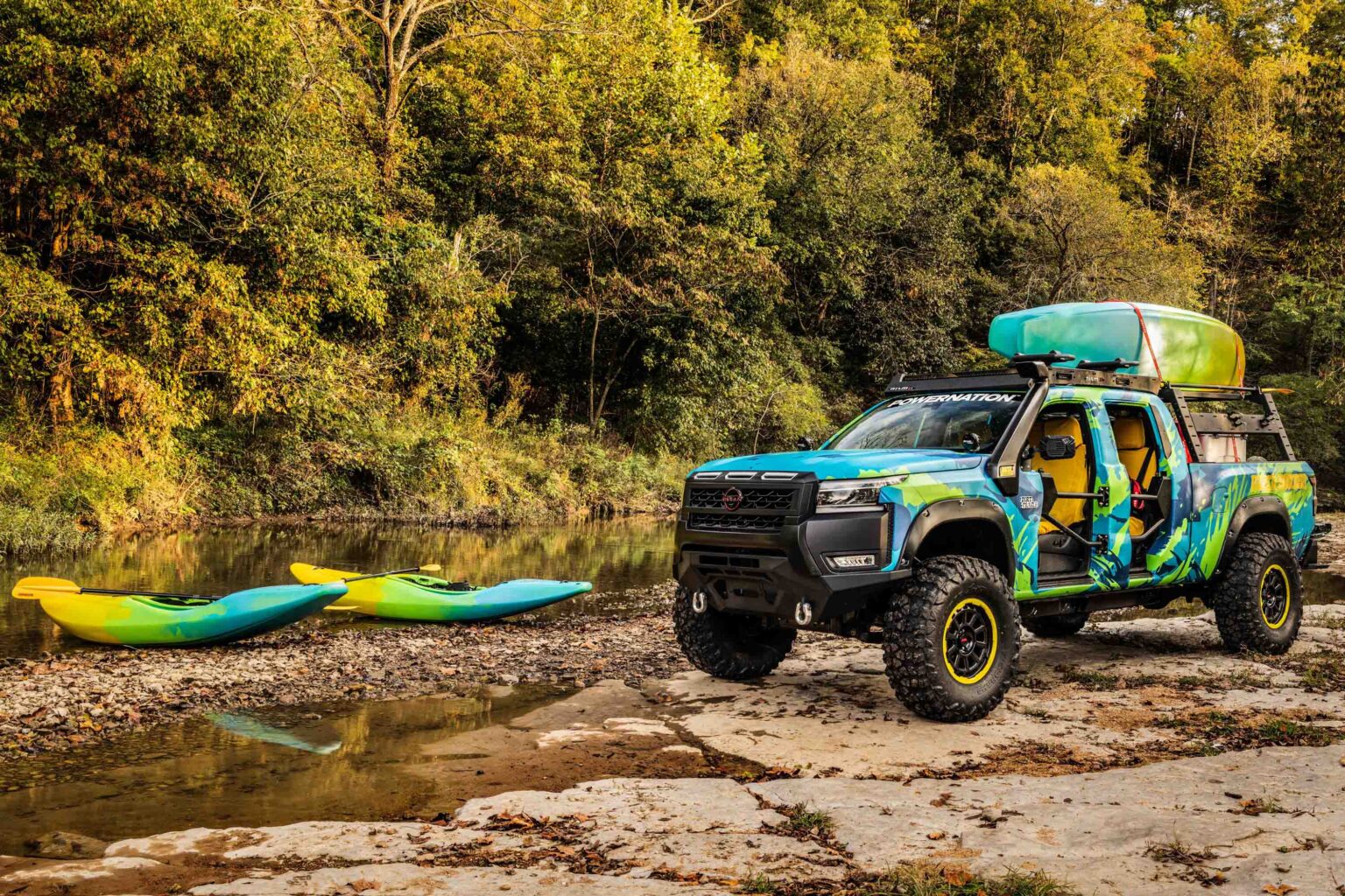 Next Time, Just Ask a Kayaker: Nissan Frontier ‘Rapid Runner’ SEMA Build Next Time, Just Ask a Kayaker: Nissan Frontier ‘Rapid Runner’ SEMA Build