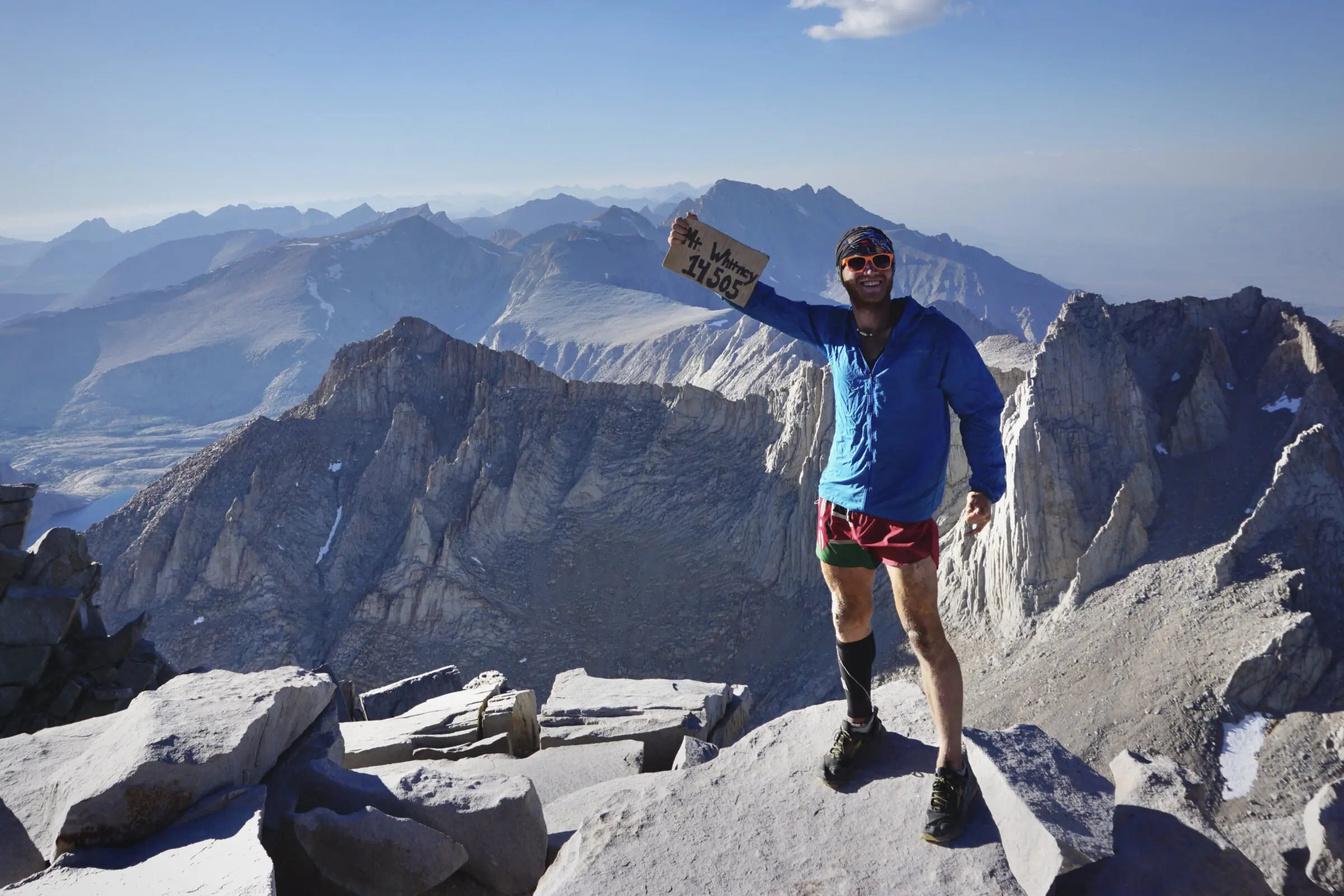 Wearing the Patagonia Houdini on a thru hike of the Pacific Crest Trail