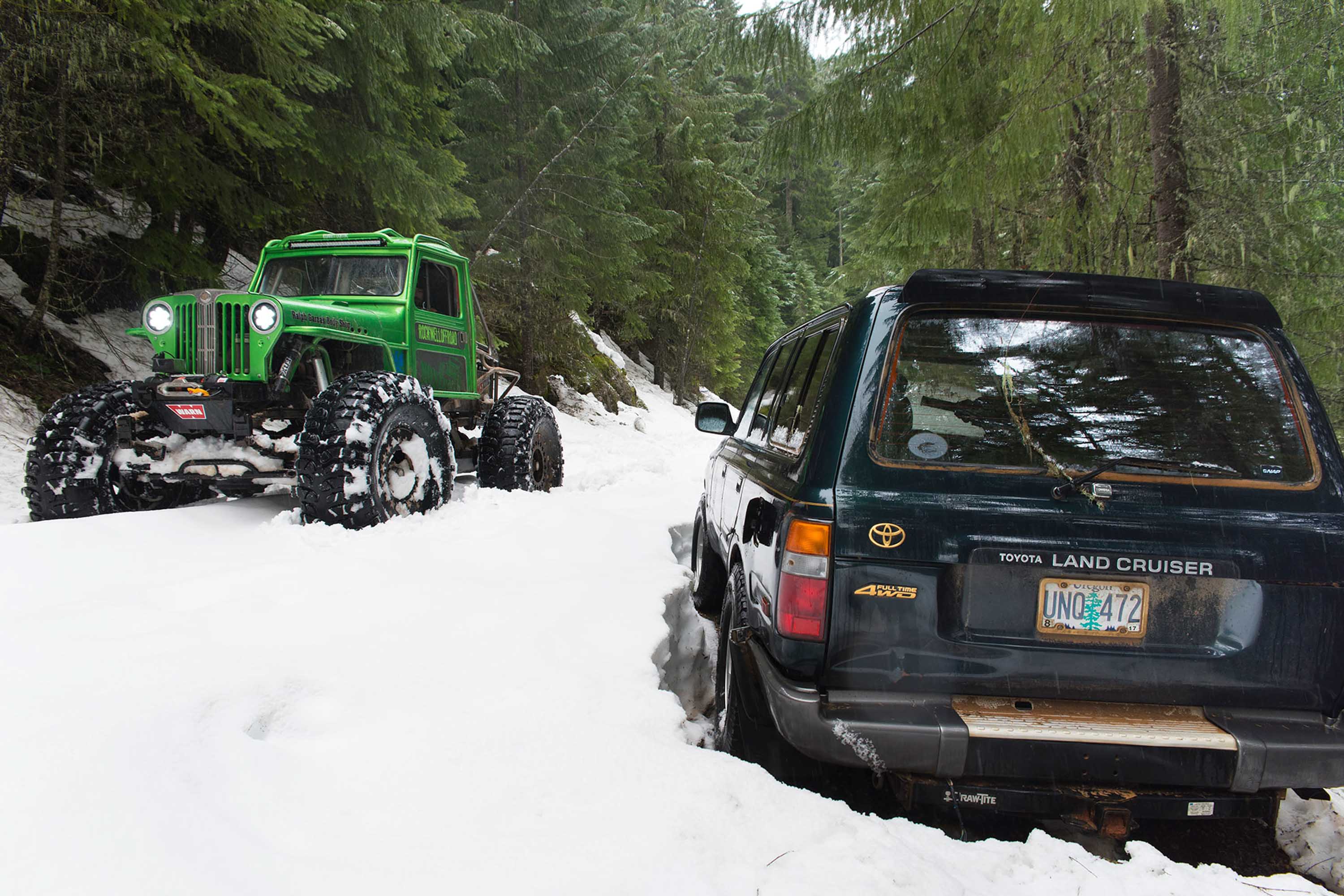 snow wheeling