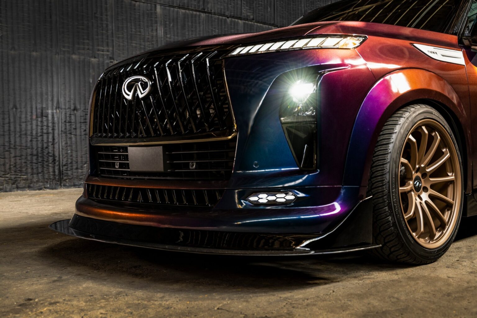 A Purple People Mover With Godzilla’s Heart: Infiniti QX80 R-Spec Concept A Purple People Mover With Godzilla’s Heart: Infiniti QX80 R-Spec Concept