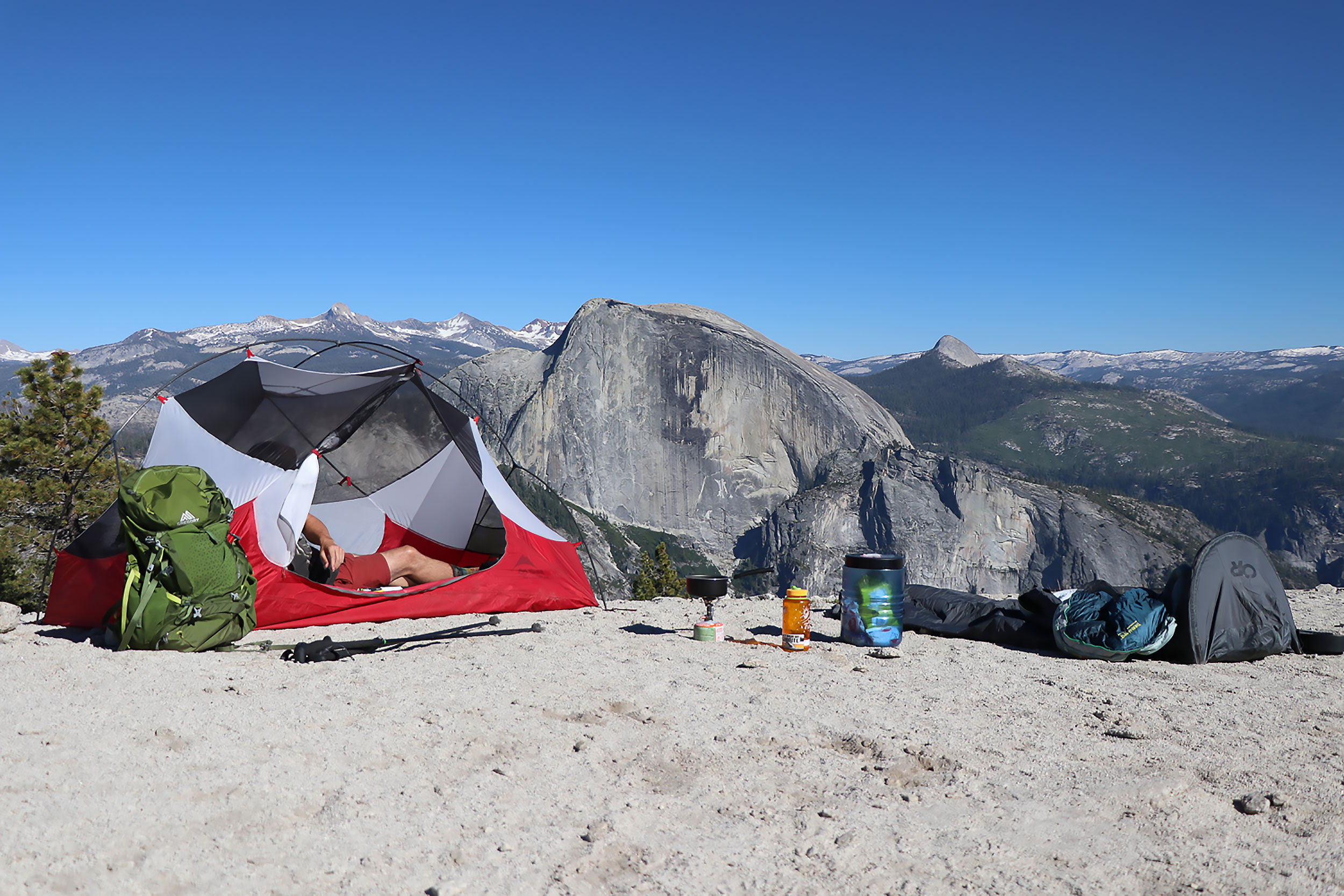 Yosemite campsite