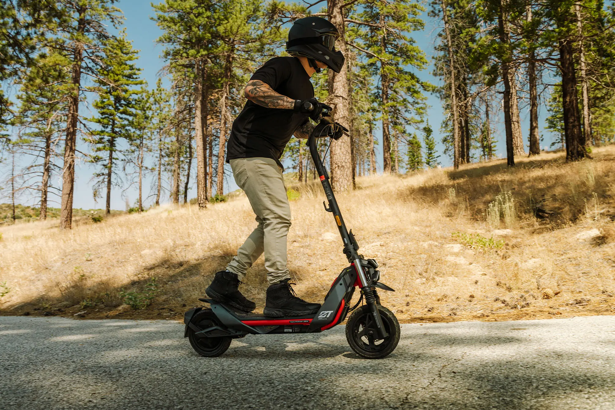 man on segway scooter