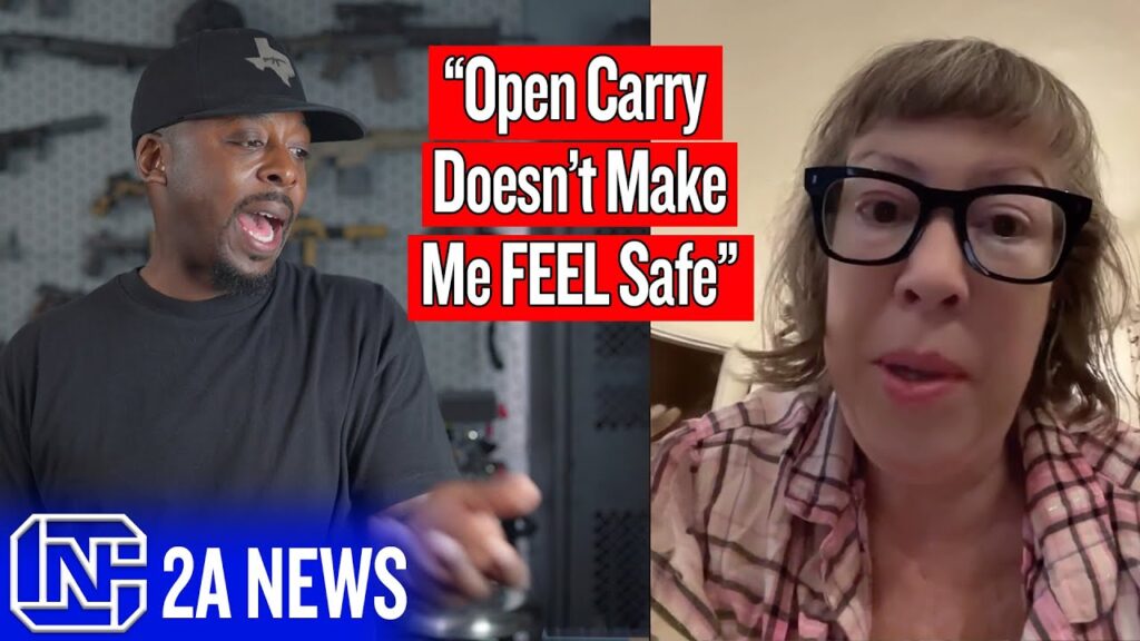 Liberal Woman Tries to Explain Why Open Carry Feels Unsafe (Viral Clip)