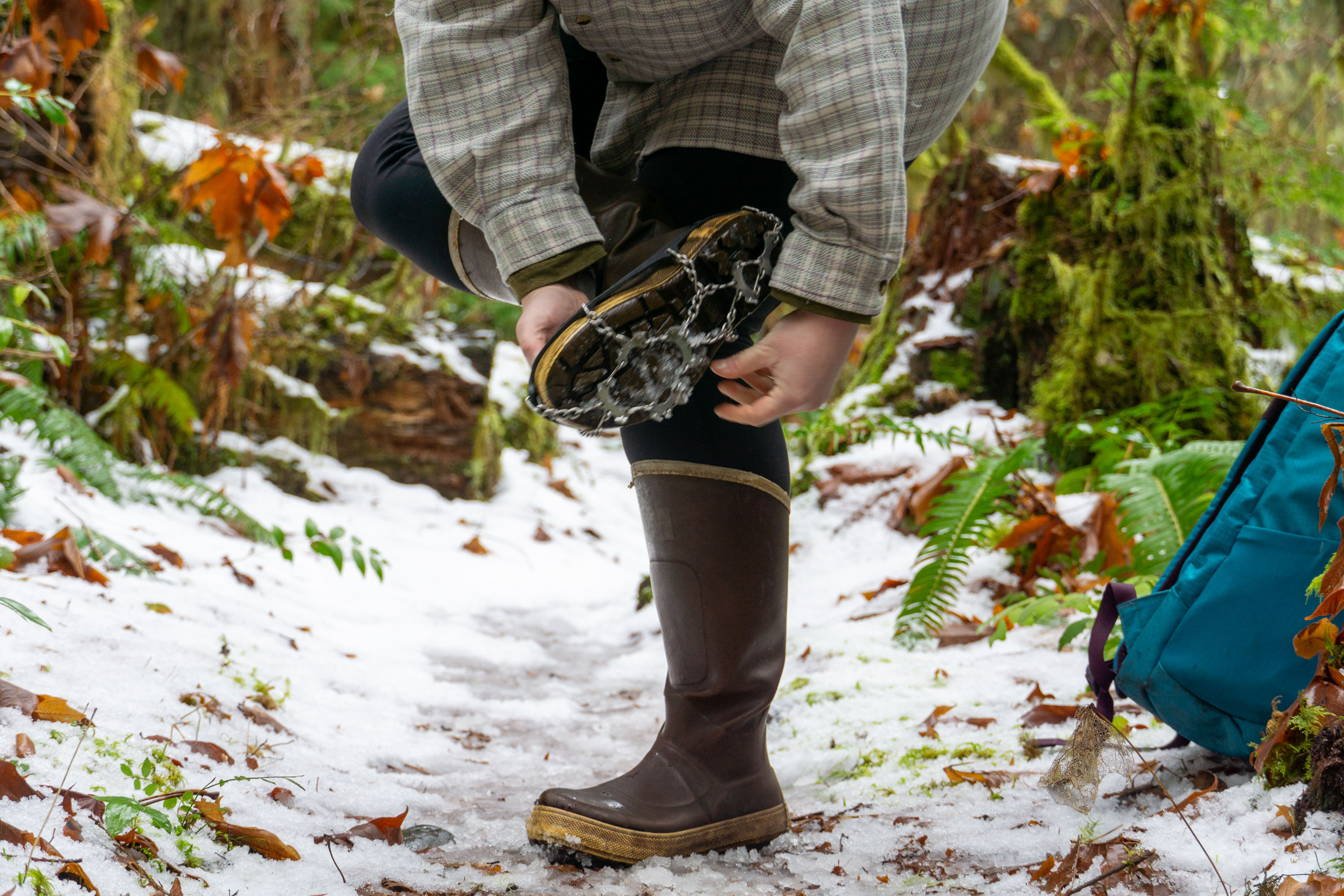 Best Winter Traction — Snowline Chainsen Ultra on Trail