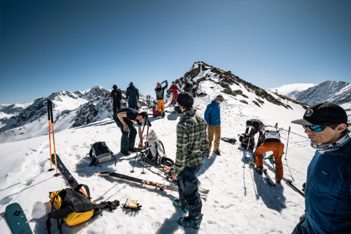 Exploring above Sainte-Foy with Eleven's team was clutch for finding the best snow on limited time: (photo/ ©Yann Allègre - Eleven)