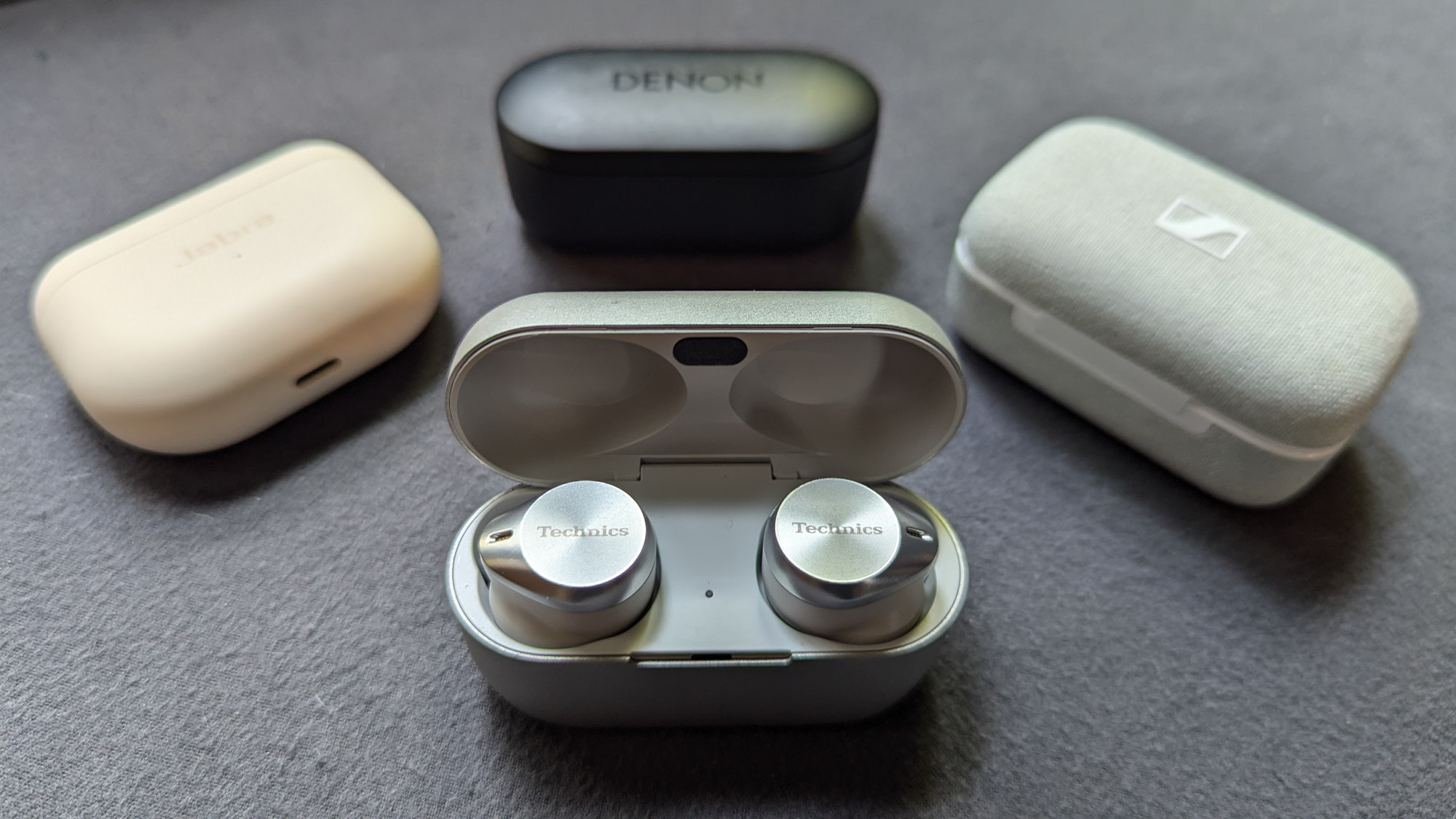 Gear Junkie - Best Wireless Earbuds - Technics’ EAH-AZ80, Jabra’s Elite 10, Denon’s Perl Pro, and Sennheiser’s Momentum 4
