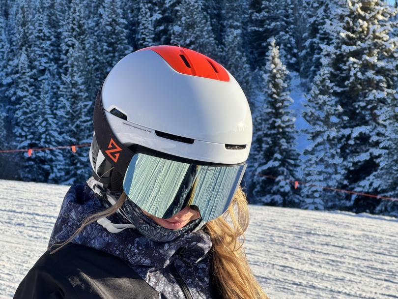 Testing the POC Obex Connect ski helmet at Crested Butte Mountain Resort; (photo/Dane Tudor)