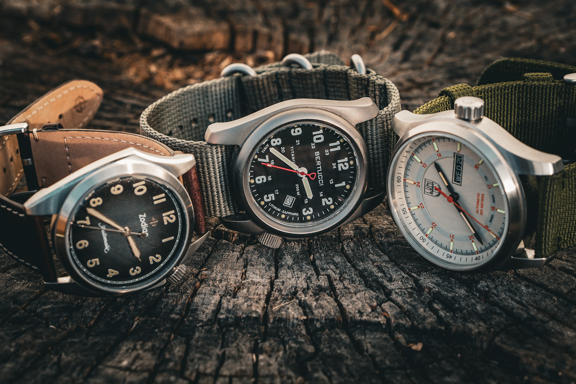 Three of the best field watches
