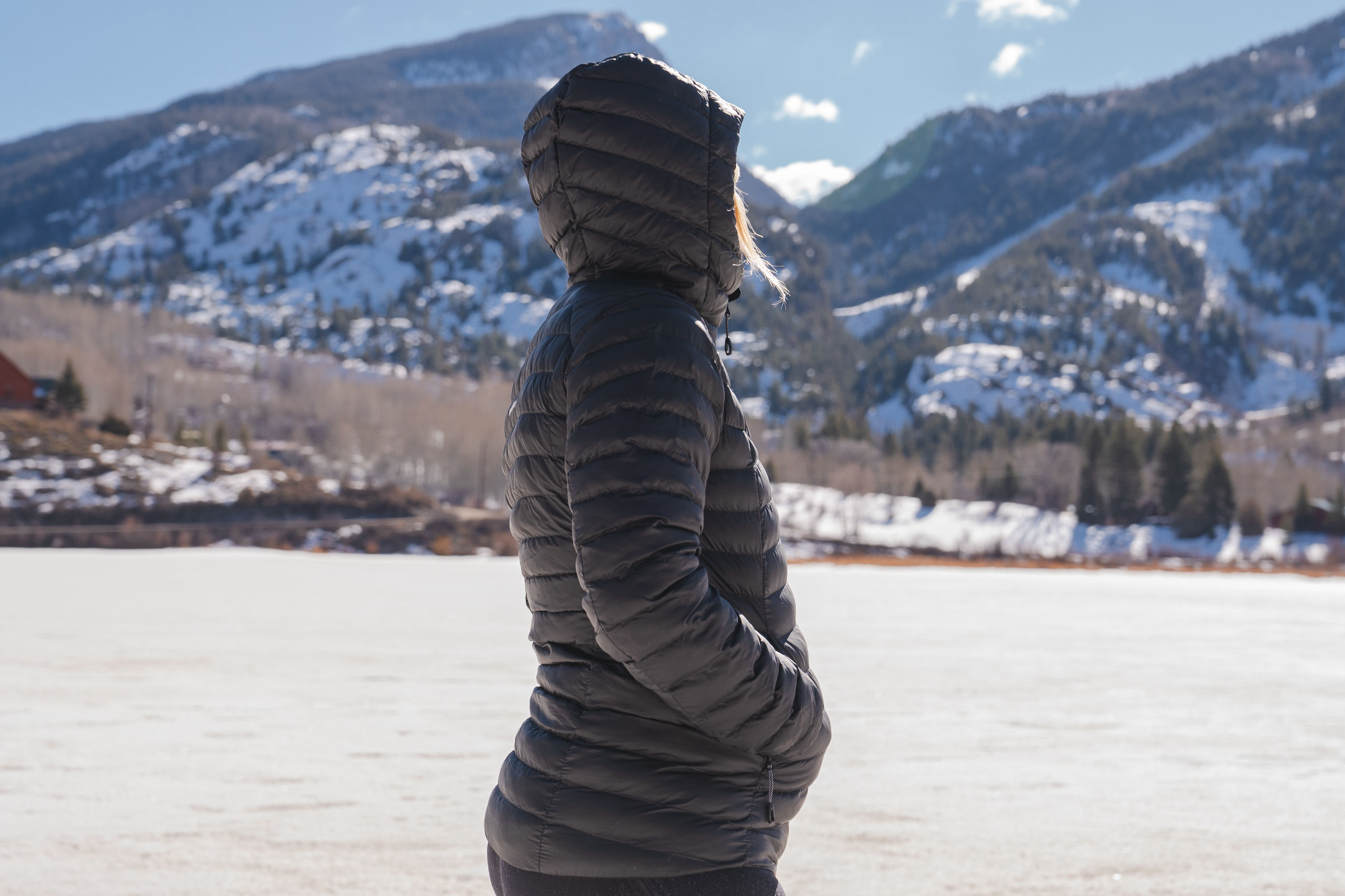 testing women's down jackets Meghan LaHatte