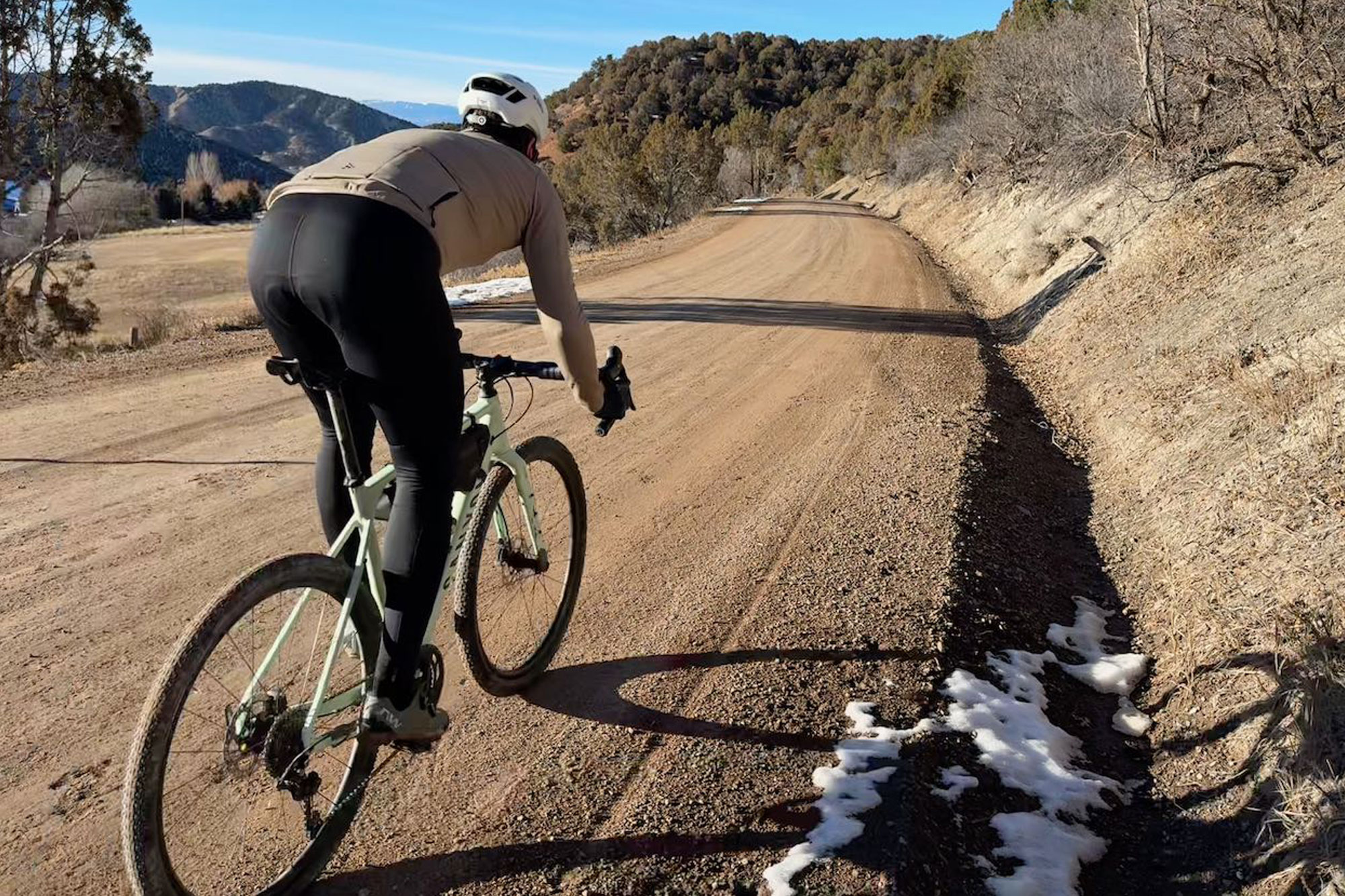 Craft ADV SubZ Jersey and Bib Tights look from behind