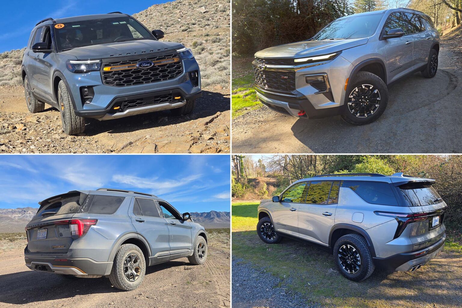 SUV Showdown: 2026 Chevy Traverse Z71 vs. 2026 Ford Explorer Tremor