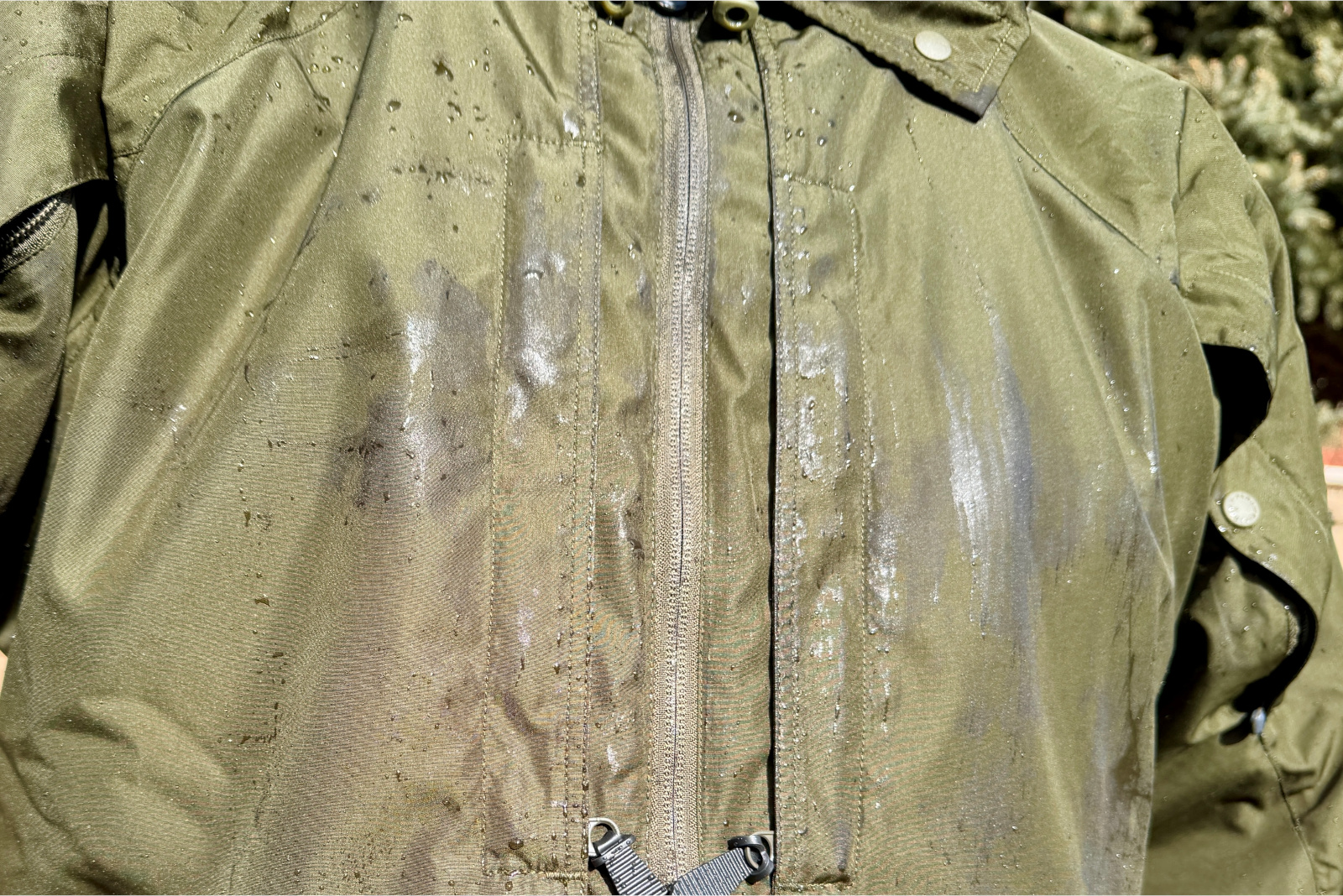 Paramo Halkon Jacket wet out is fine