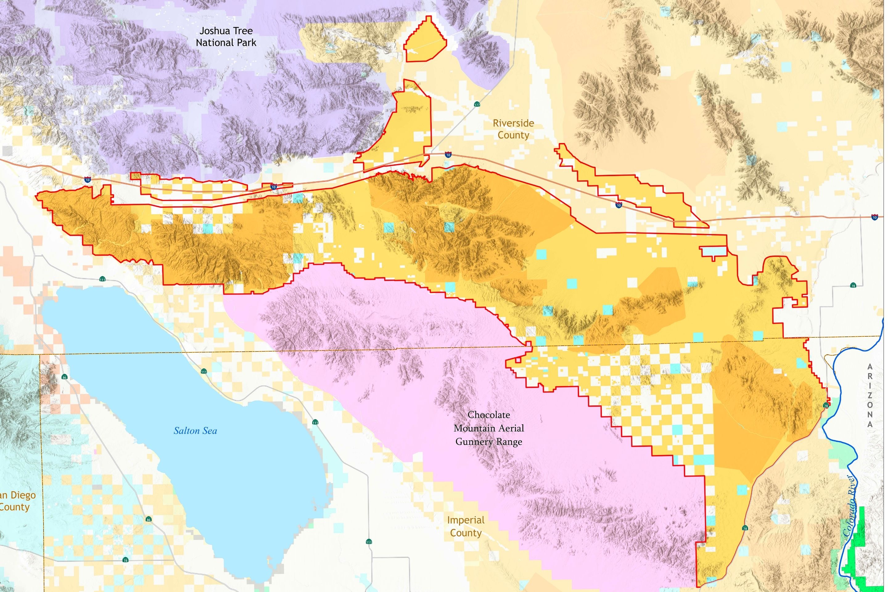 map of southern california