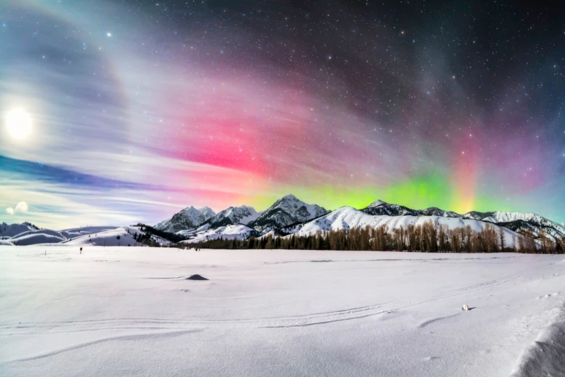 Visit Idaho Northern Lights