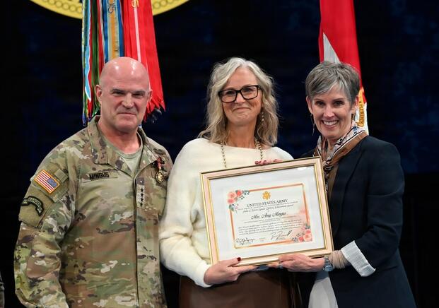 US Army Bestows First Julia Compton Moore Award for Spouse Appreciation US Army Bestows First Julia Compton Moore Award for Spouse Appreciation