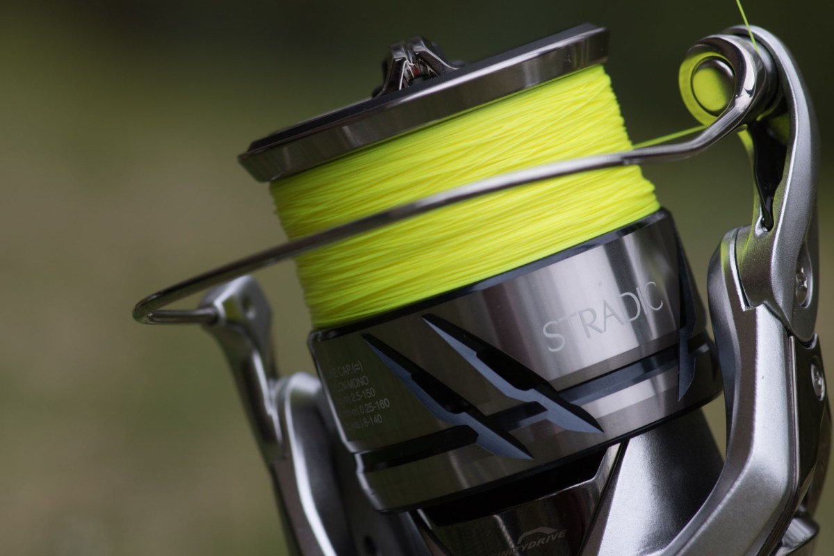 Berkley Forward braid spooled on a Shimano Stradic reel
