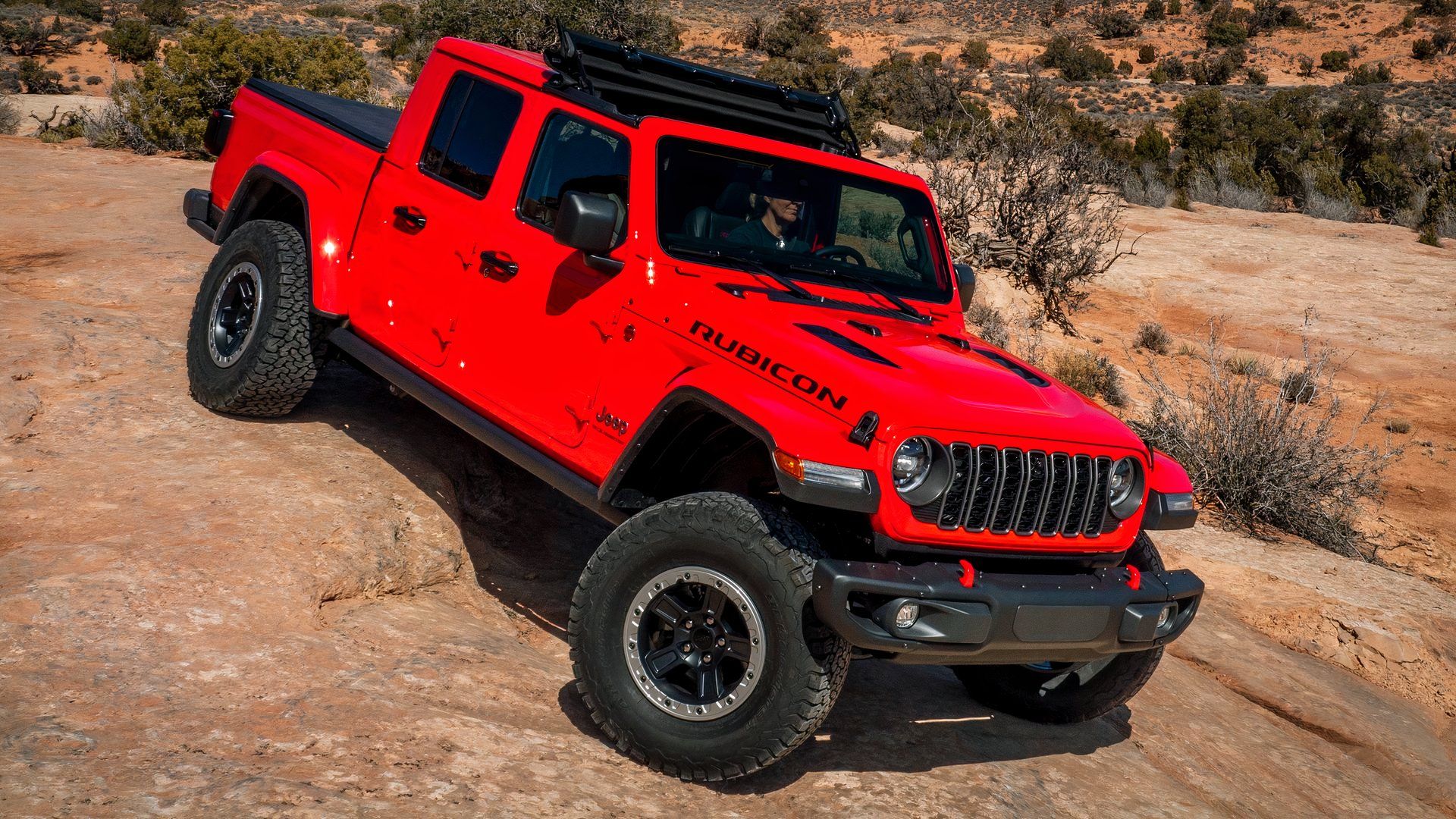 2025 Jeep Gladiator Rubicon X front three-quarter