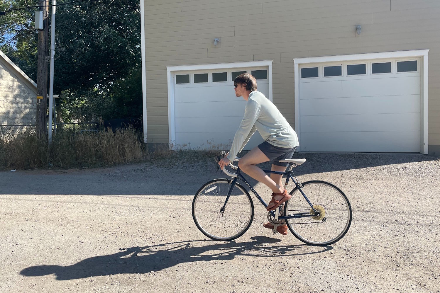 Cruising around town in the Freefly Bamboo Lightweight Shore Hoody