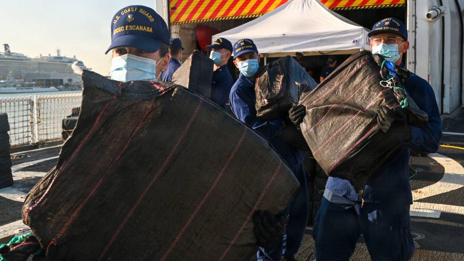 Coast Guard’s  Million Cocaine ‘Triple Threat’ Bust Off Columbian Coast