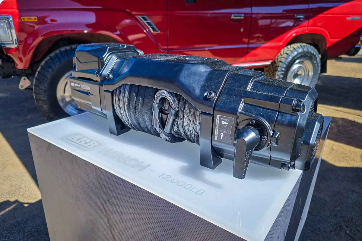 ARB 10K and 12K winch displayed at Overland Expo West