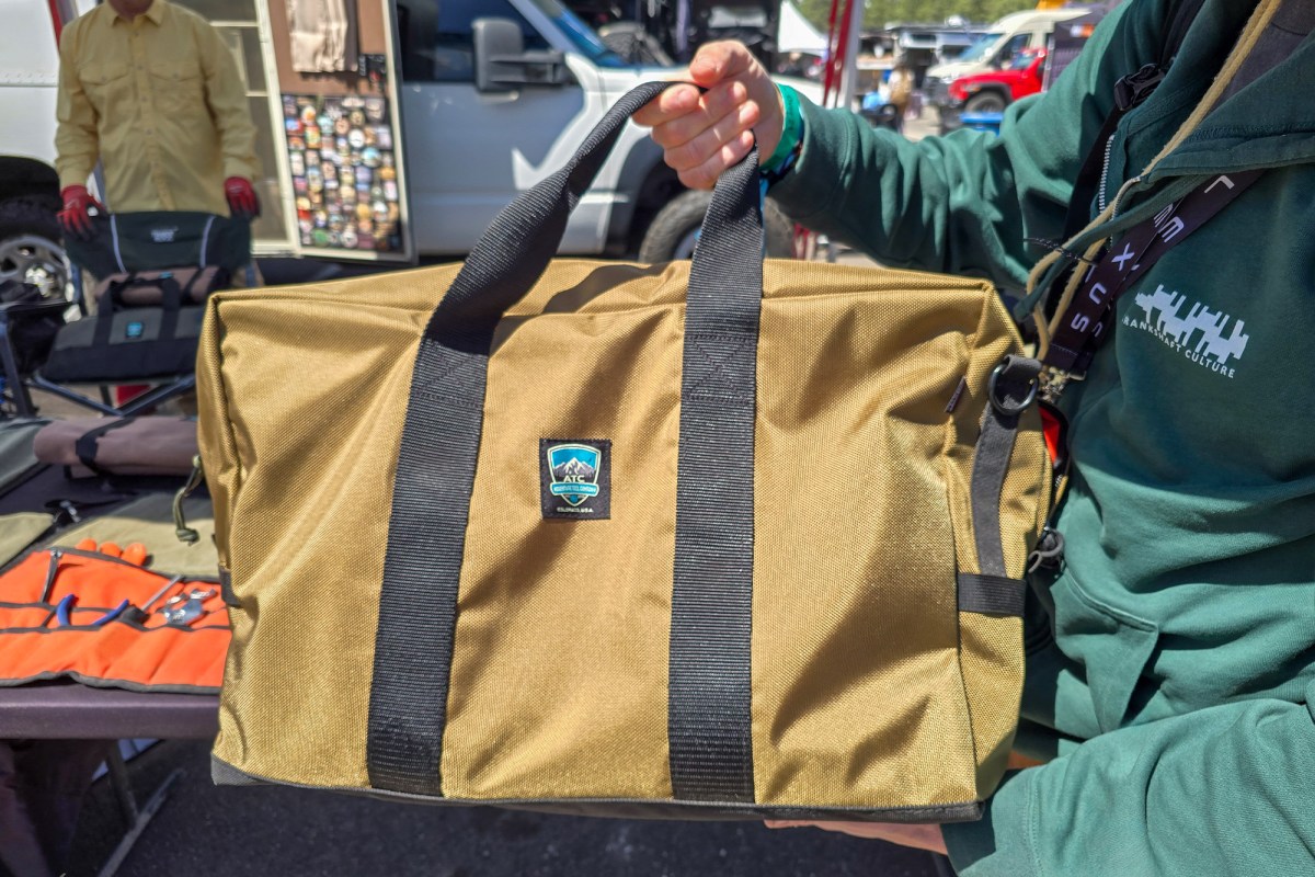 Adventure Tool Company gear bag displayed at Overland Expo West 2026