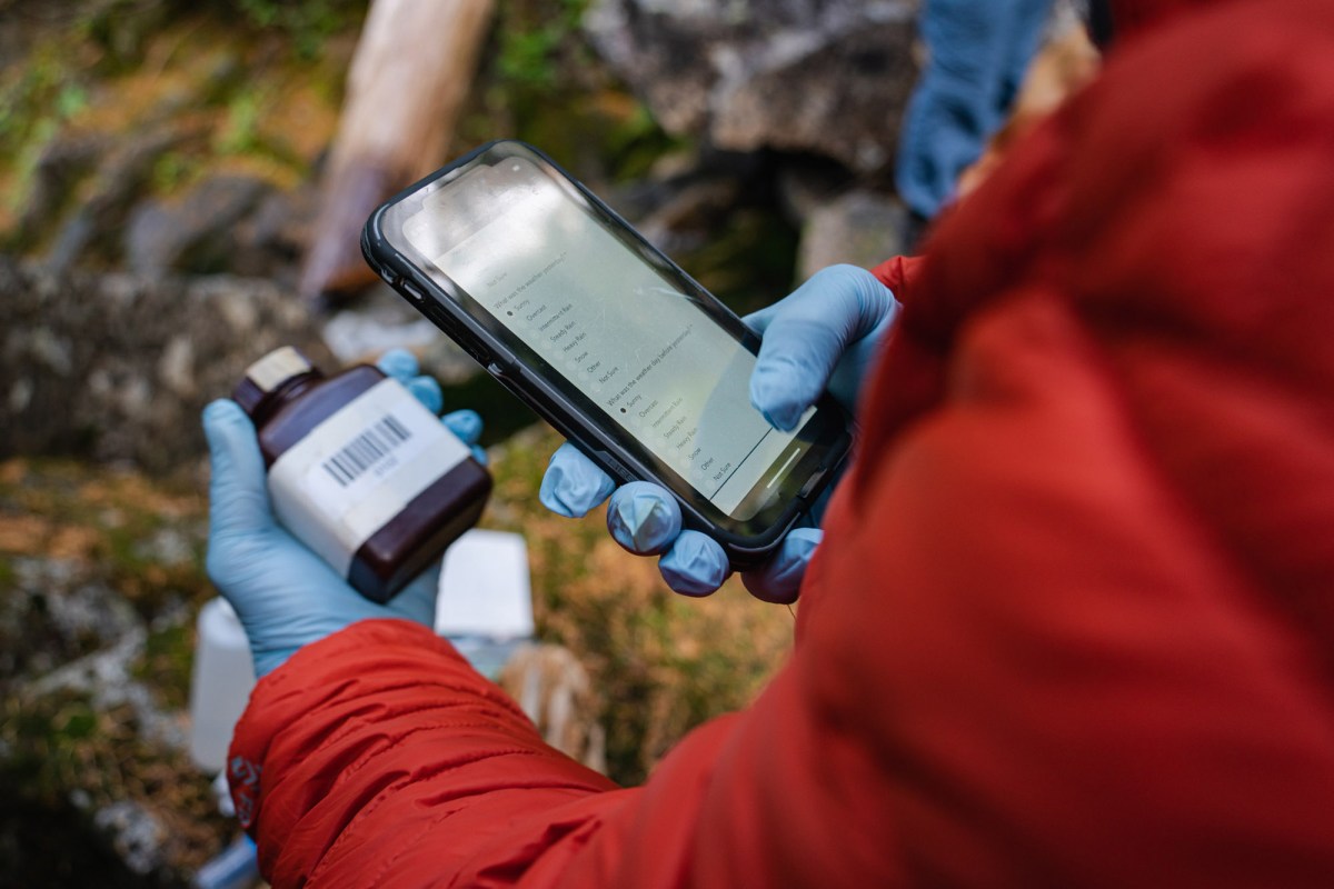 Collecting data for Adventure Scientists near Seattle, WA