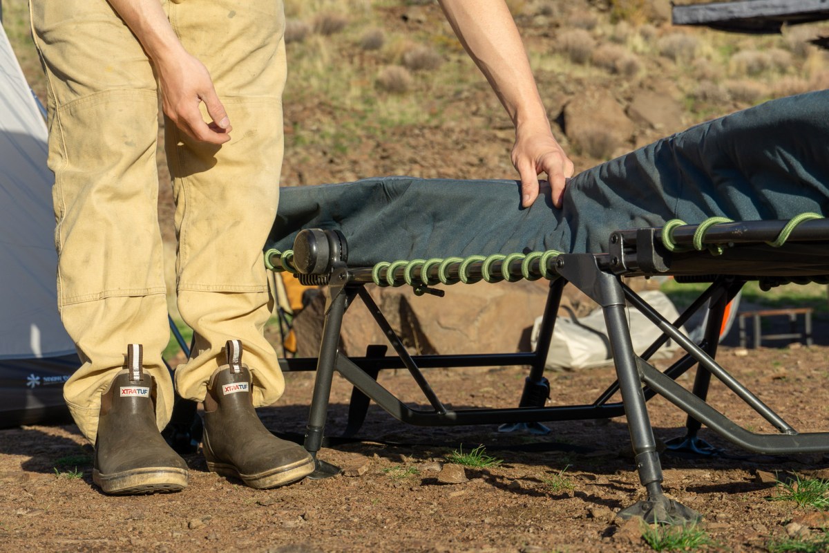 testing the rei co-op wonderland comfort cot this spring