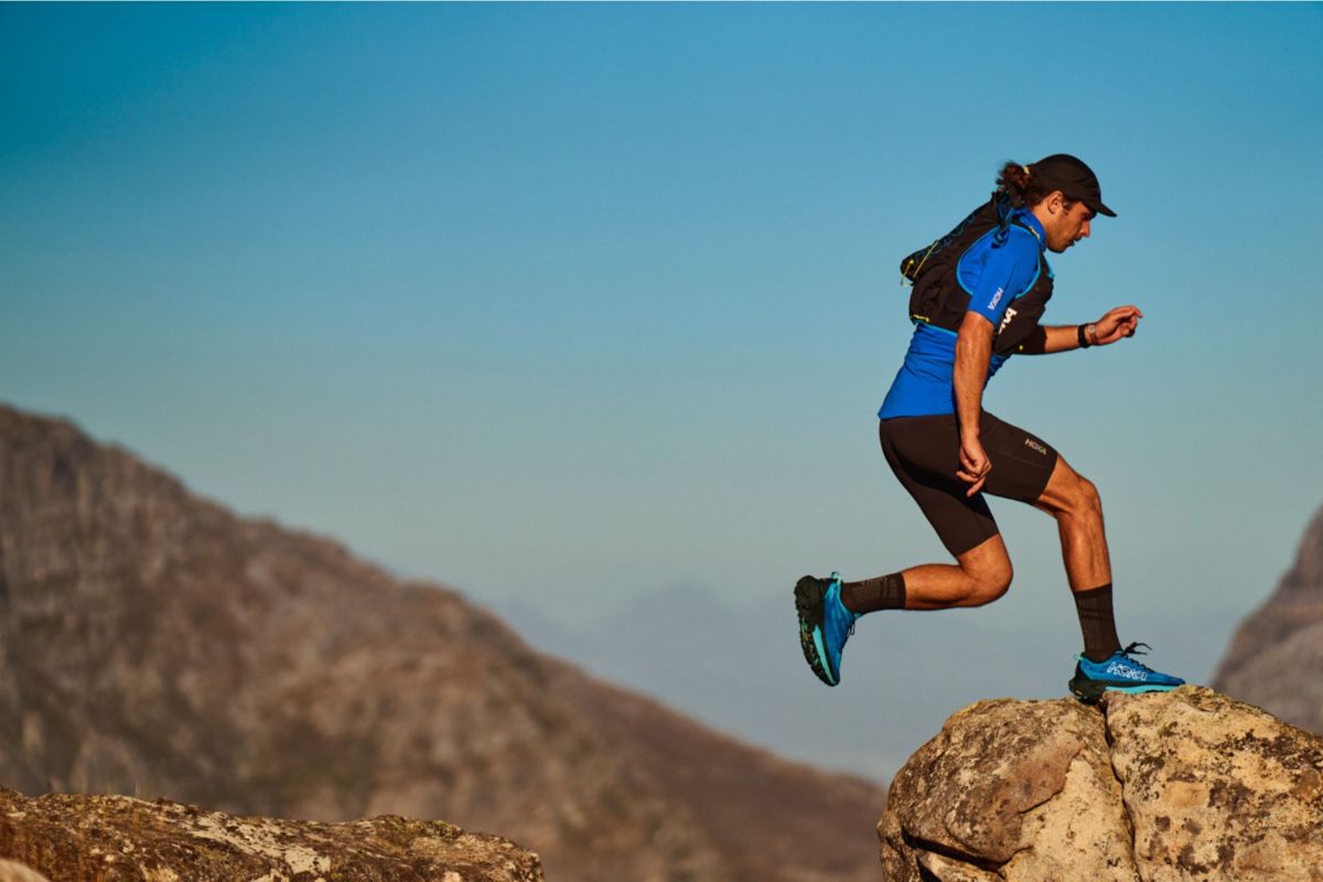 Running in the HOKA Mafate 5
