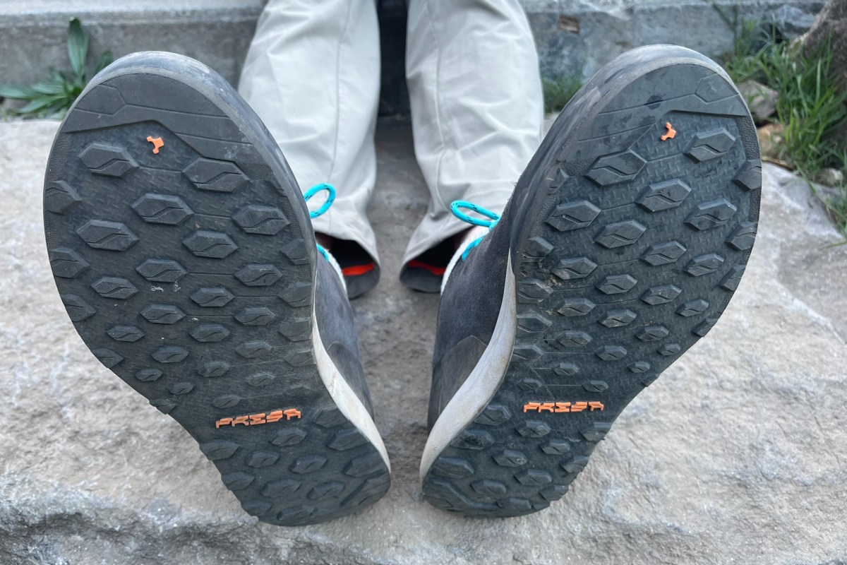 Approach shoe outsoles