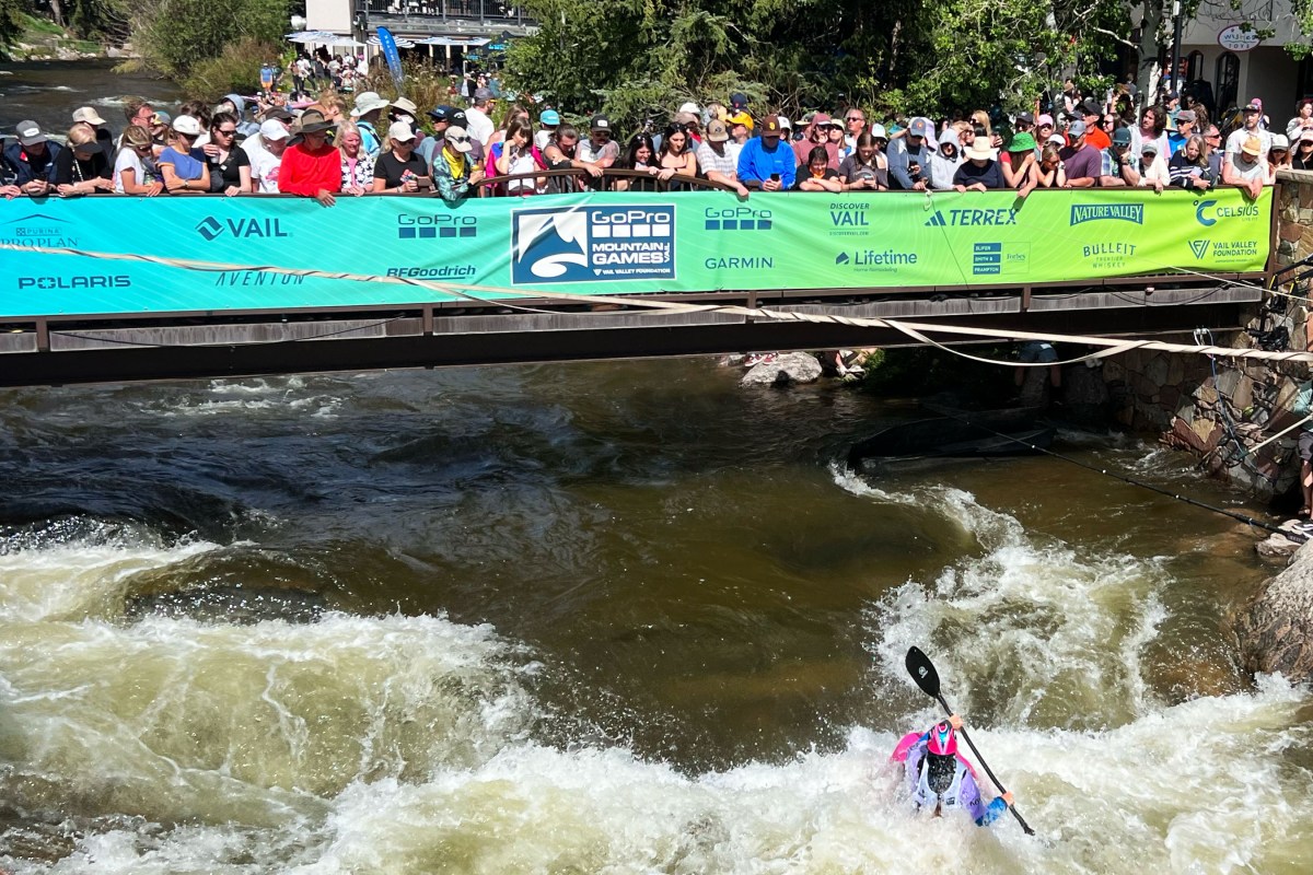 Kayaker at gopro mountain games