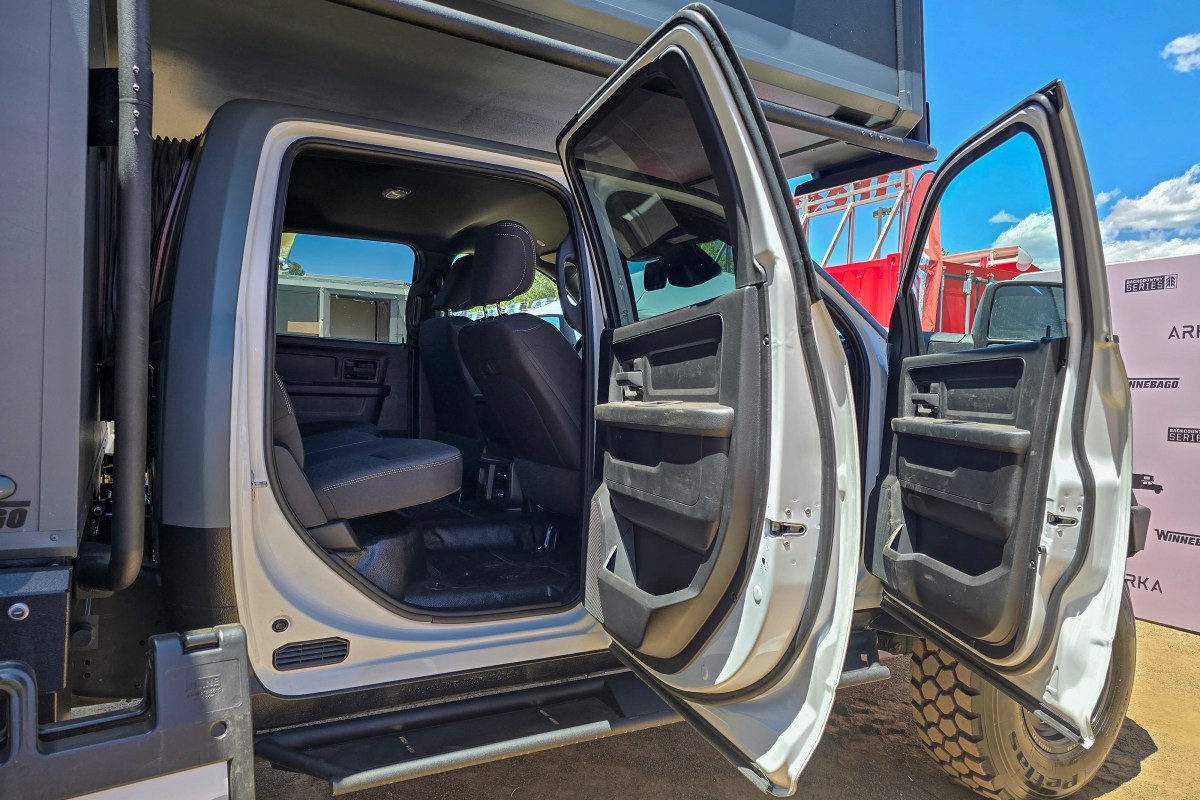 Winnebago RKA doors open