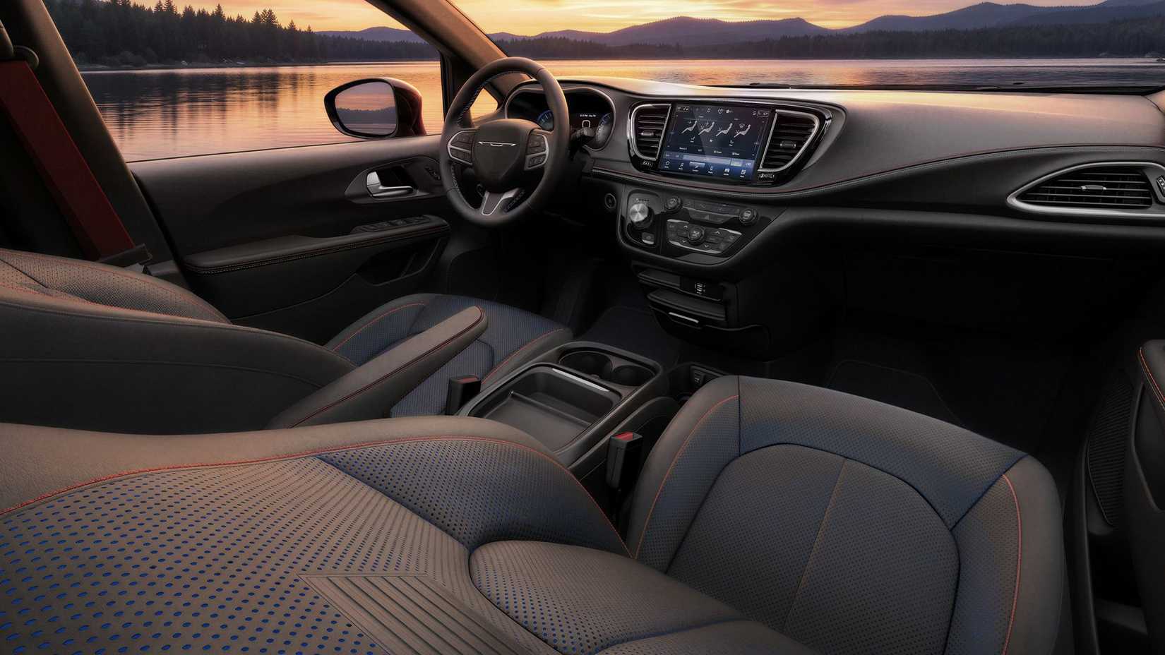 2027 Chrysler Pacifica America250 dashboard