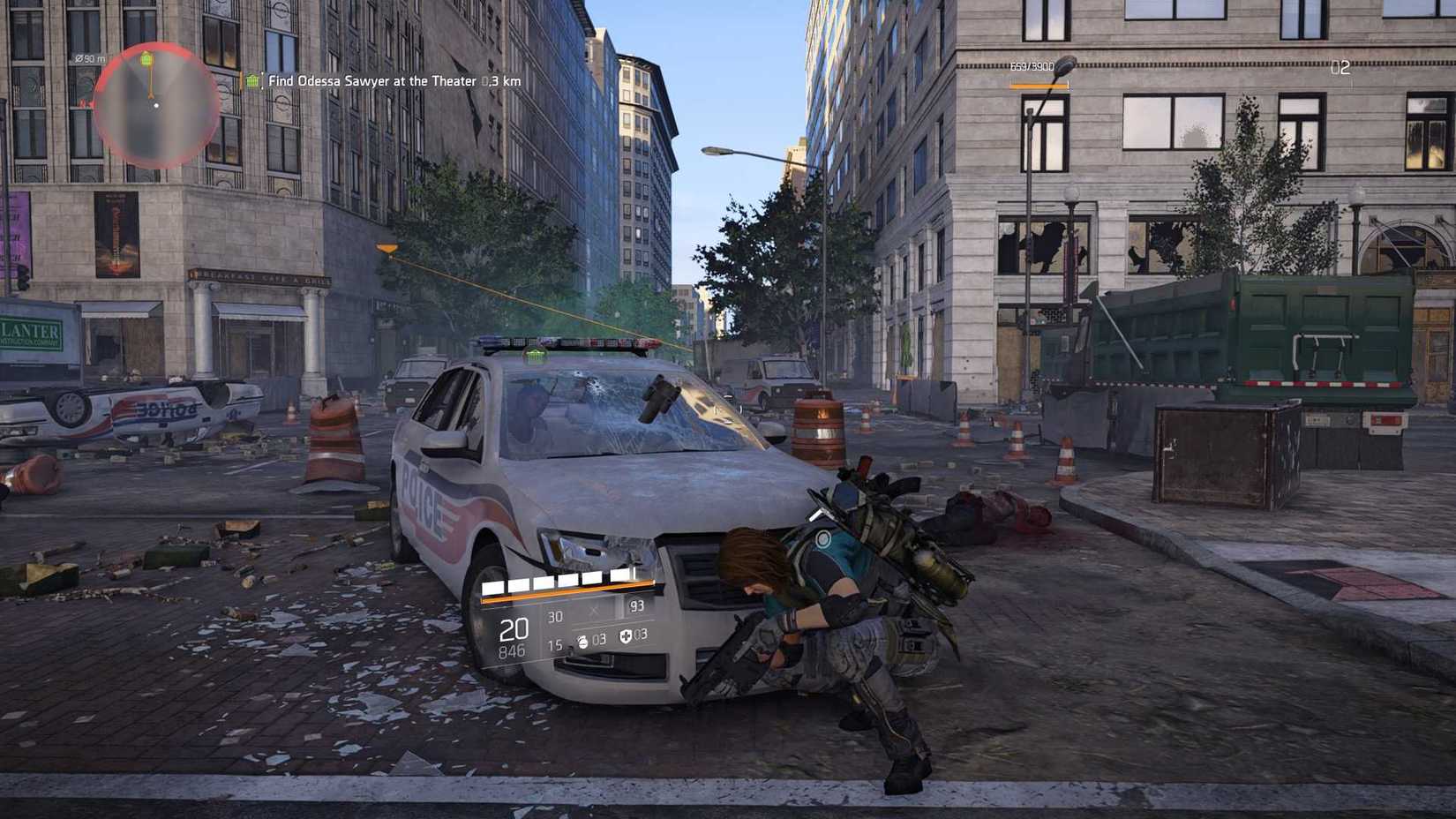 Taking cover in Tom Clancys The Division 2 (2019)