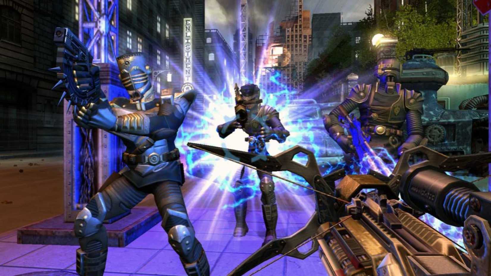 Zapping enemies in TimeShift (2007)