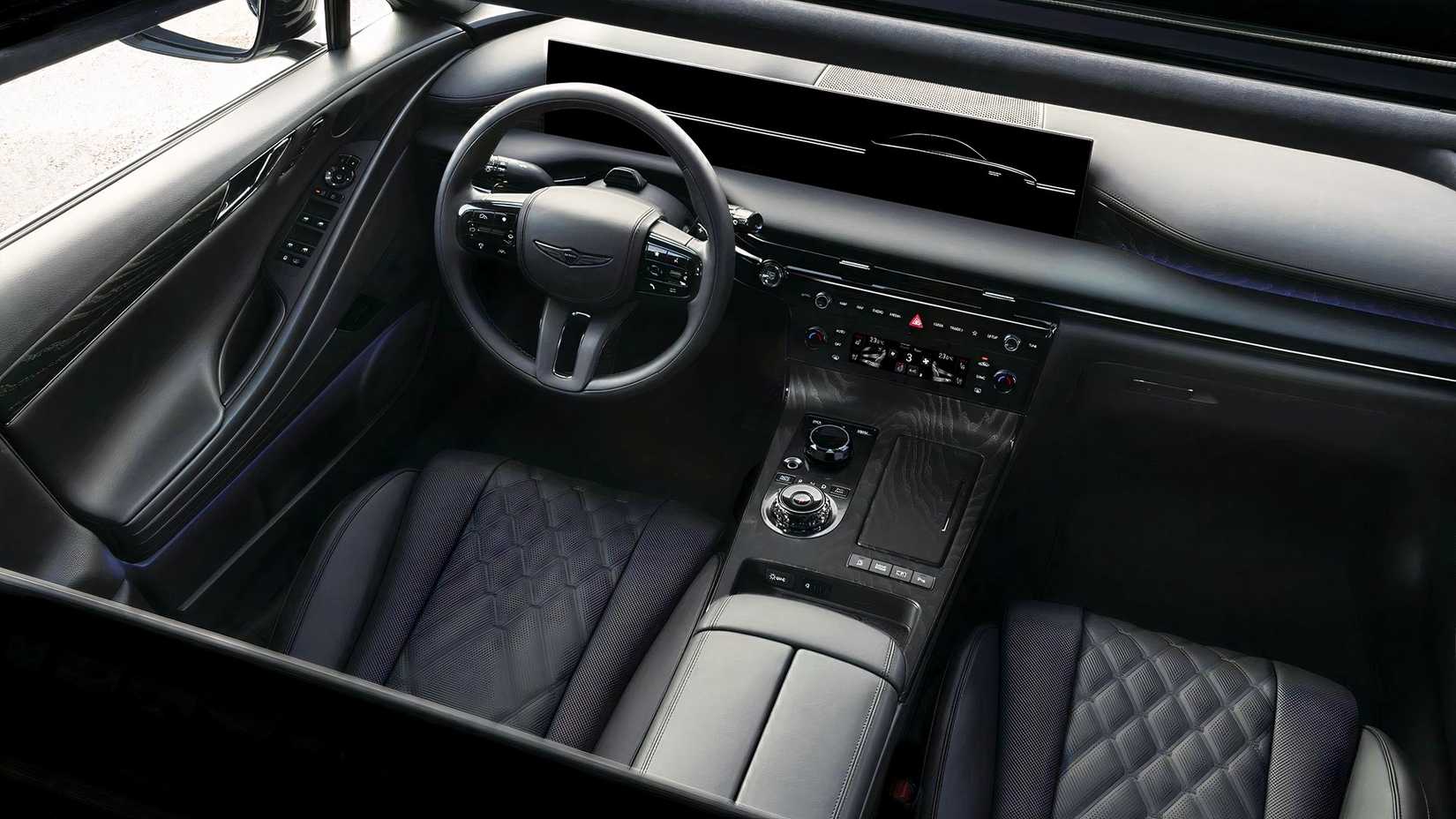 2026 Genesis G80 Prestige Black Interior