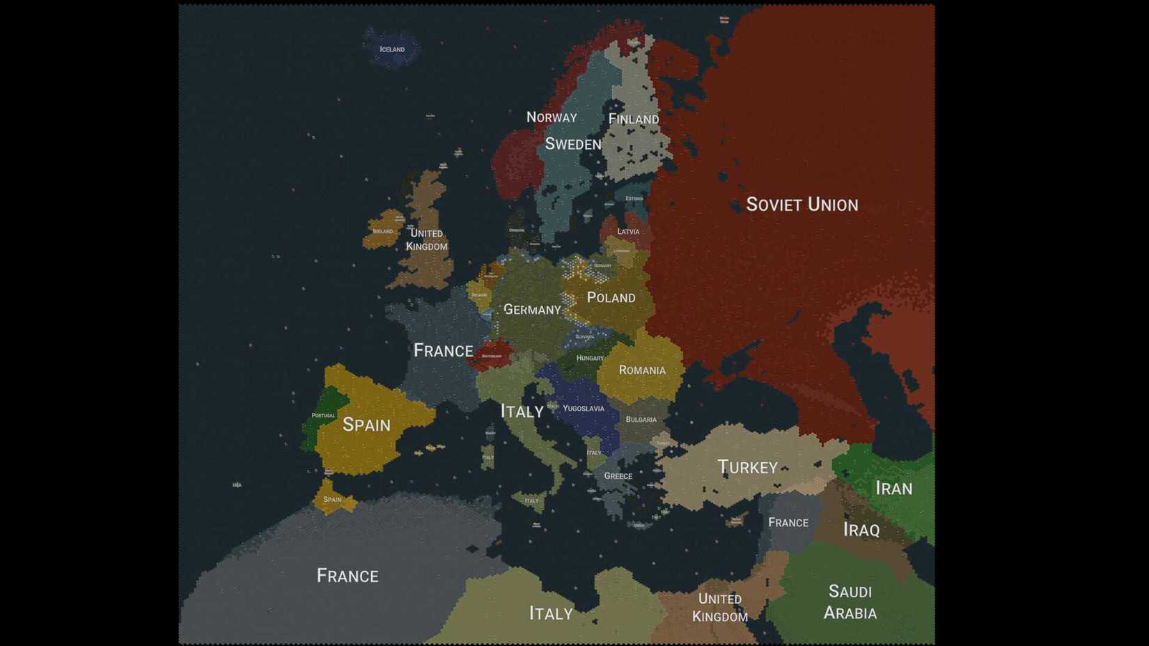 Hex of Steel World Map