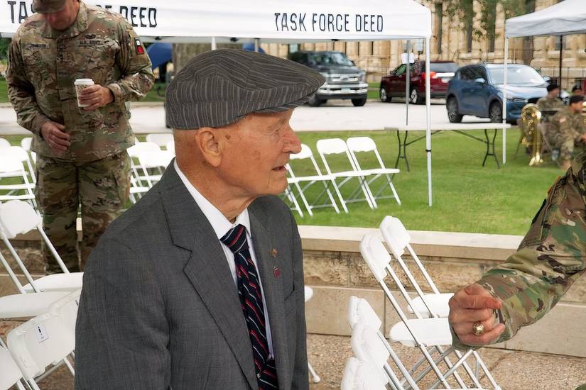 World War II Veteran Henry Langrehr (RIAM).
