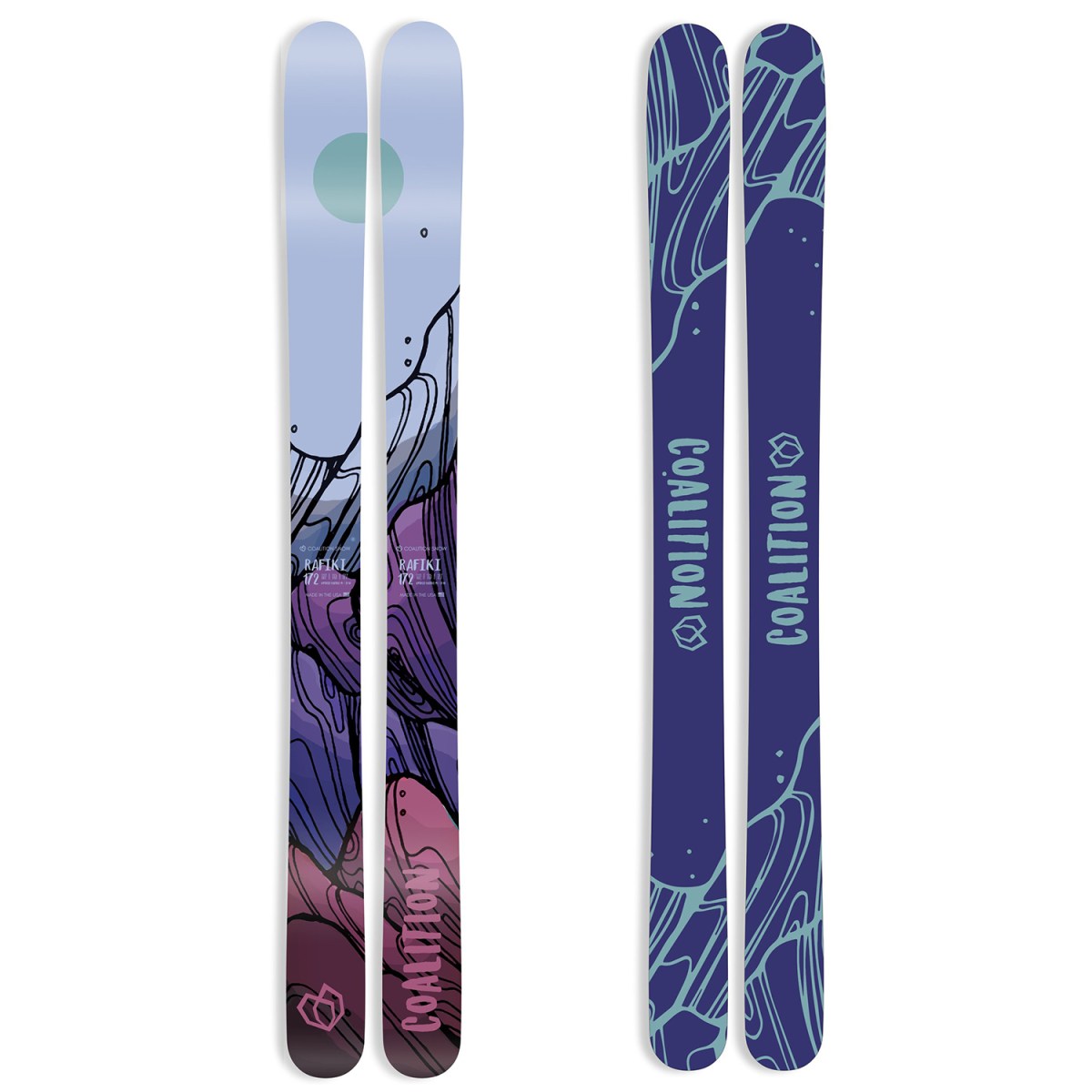 coalition snow rafiki skis