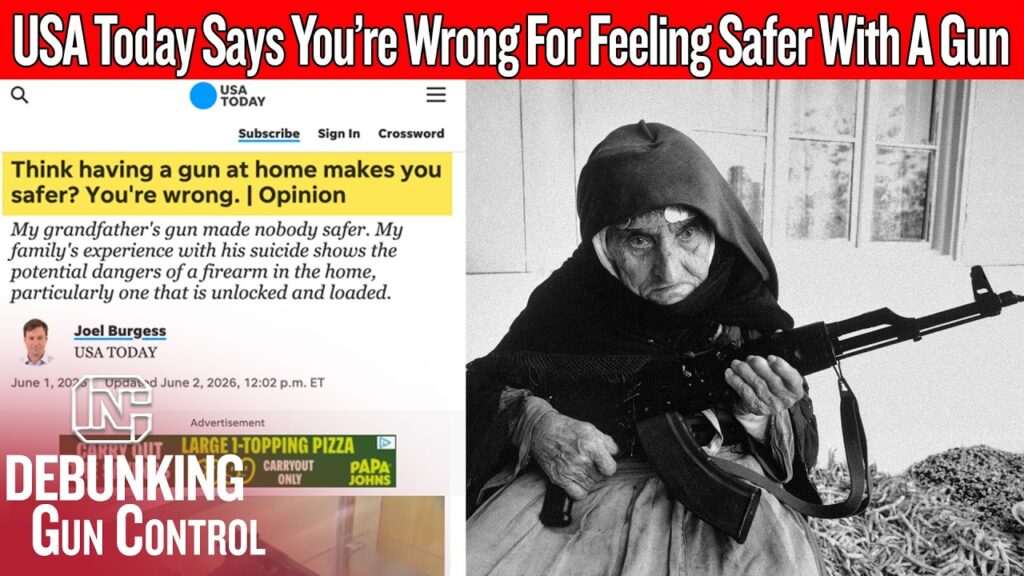 USA Today Says You’re Wrong For Feeling Safer With A Gun
