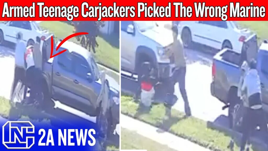 Marine Disarms Armed Teens Trying to Rob Him In Broad Daylight