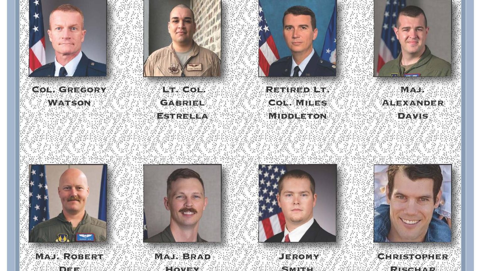 All Eight Victims of B-52 Bomber Crash at Edwards Air Base Identified All Eight Victims of B-52 Bomber Crash at Edwards Air Base Identified