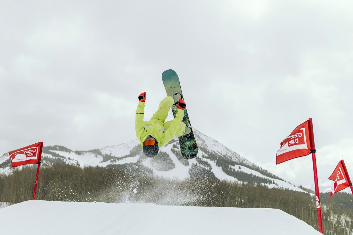 The Burton Highshot X Pro Step On snowboard boots deliver excellent hold and performance; (photo/Riley Kaczmarek)