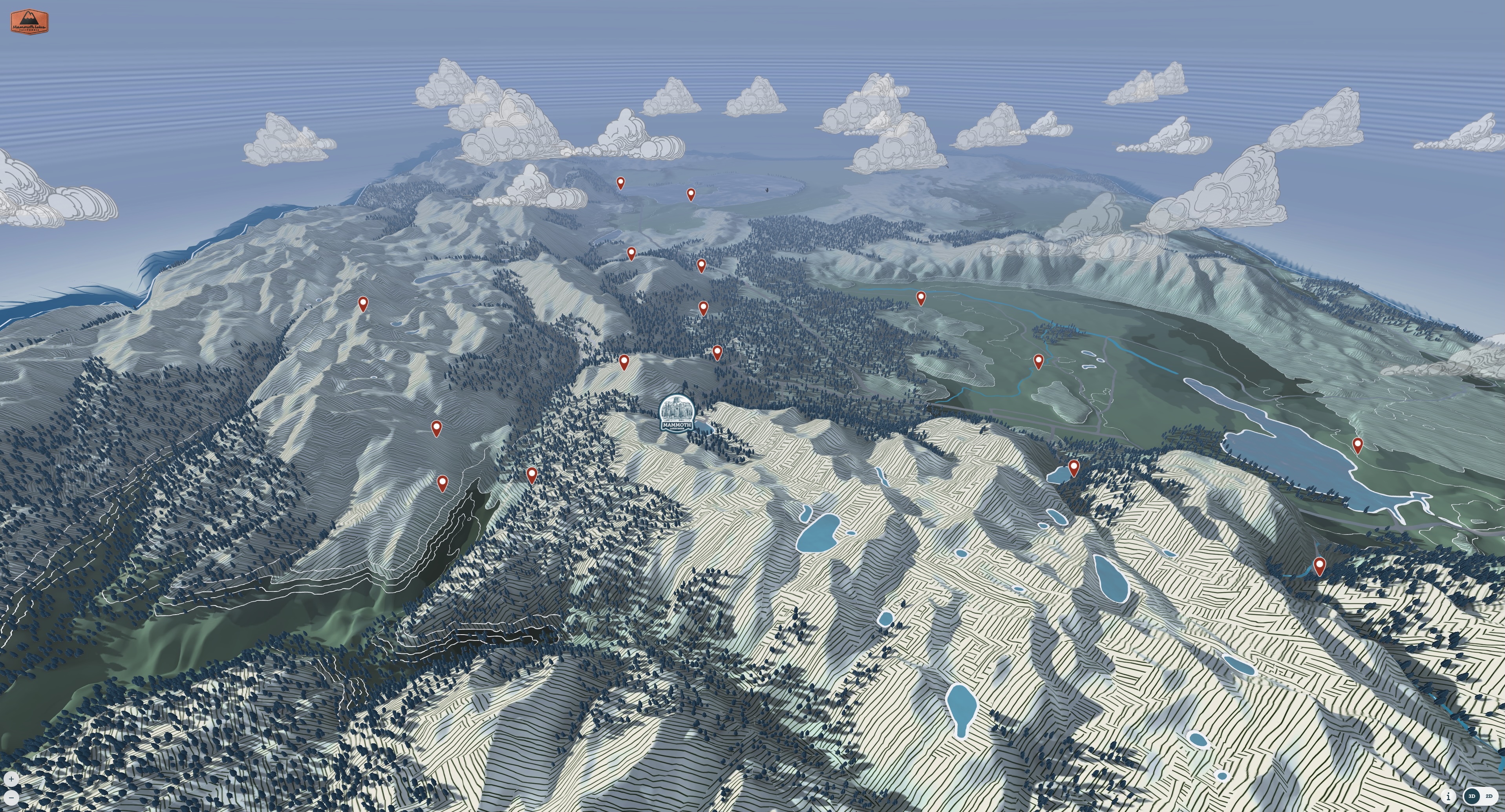 Illustration of Mammoth Mountain