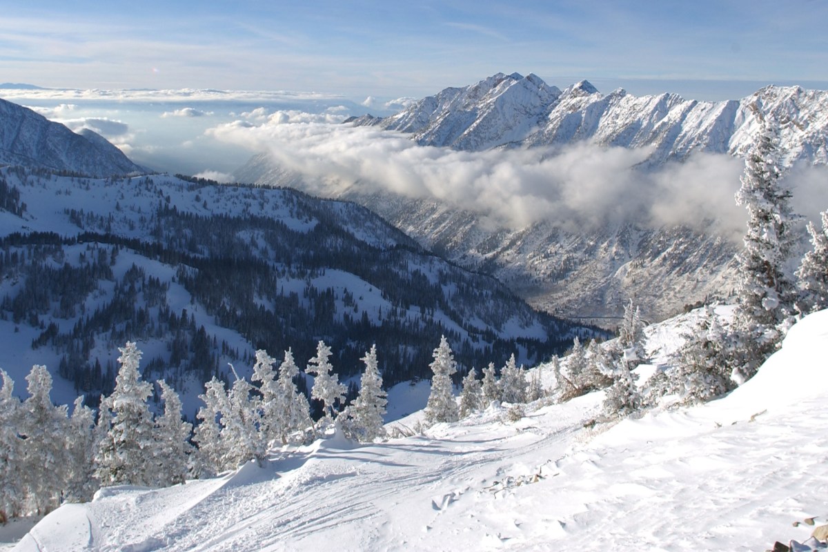 View from the summit of Snowbird ski resort