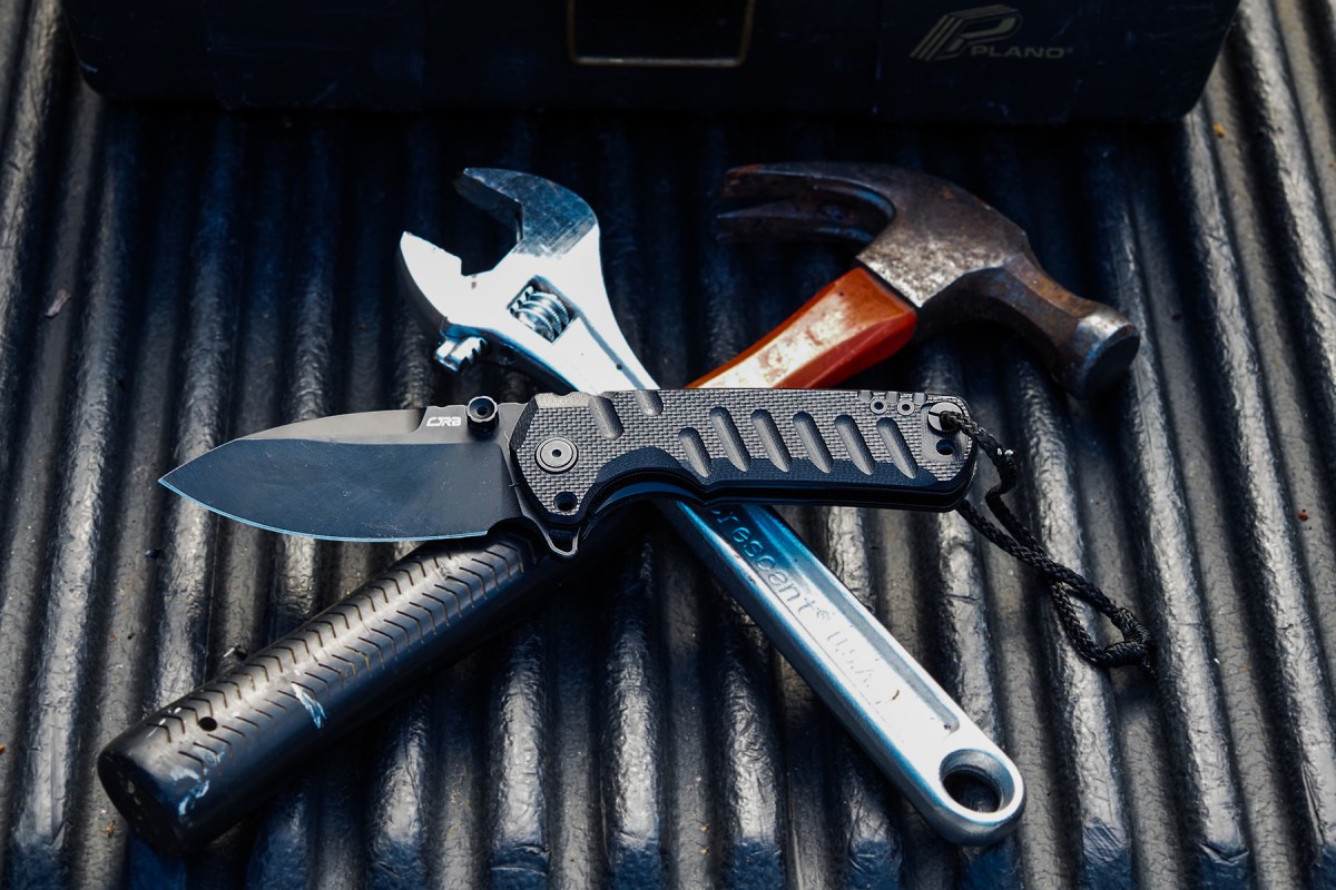 cjrb tundra knife on hammer and wrench
