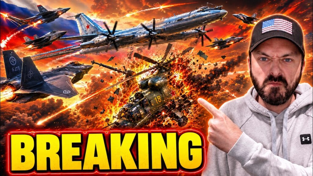 NATO Scrambles Jets Against Russian Bomber – Helicopter SHOT DOWN