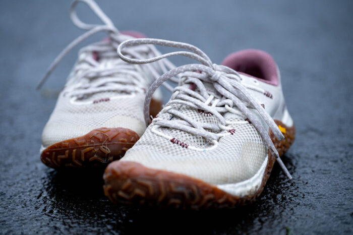 Close up of Women's Trail Running Shoes