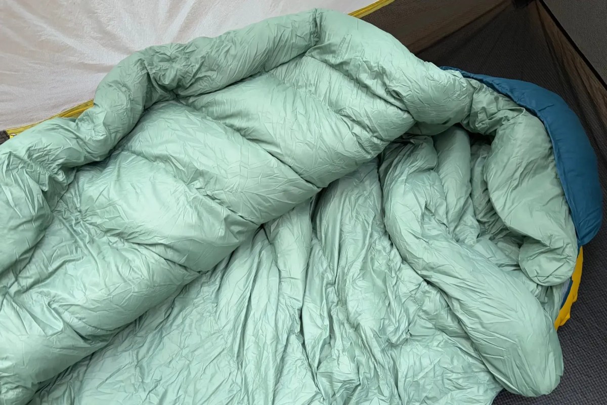 inside of the therm-a-rest parsec sleeping bag