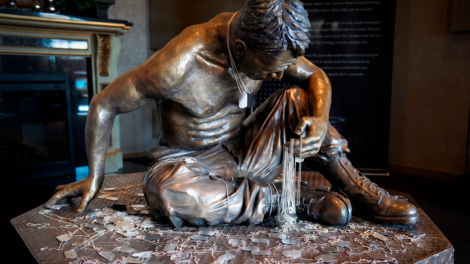 Veterans Promote Mental Health Awareness With ‘Silent Battle’ Artwork Featuring Gulf War Soldier